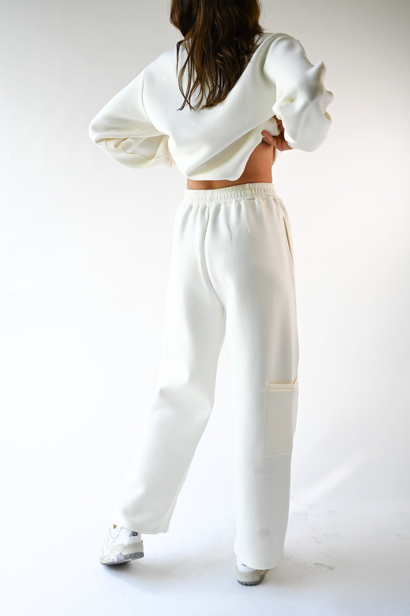 Kasey Knit Neoprene Jacket | Offwhite