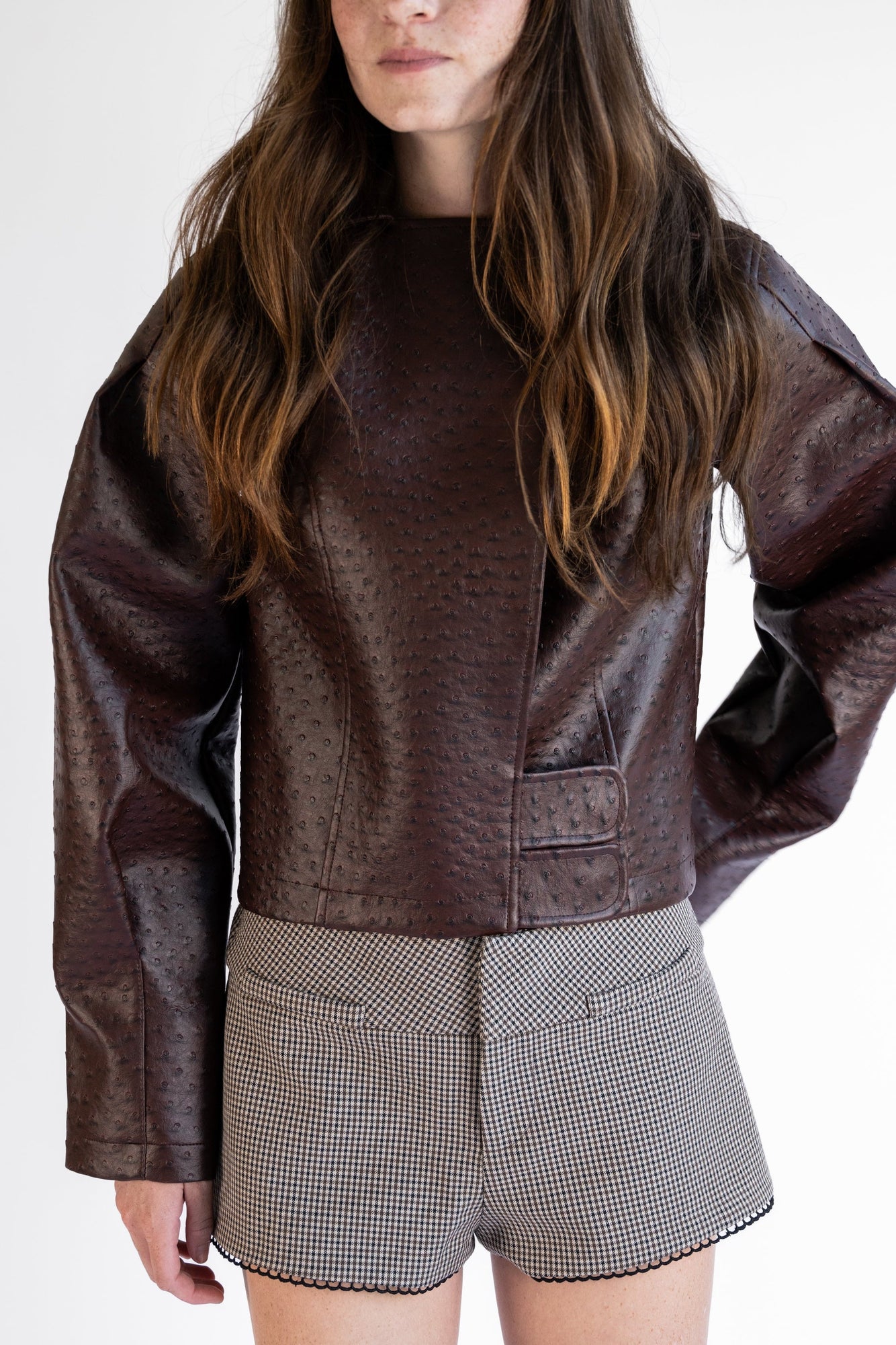 Houndstooth Mini Short | Multicolor