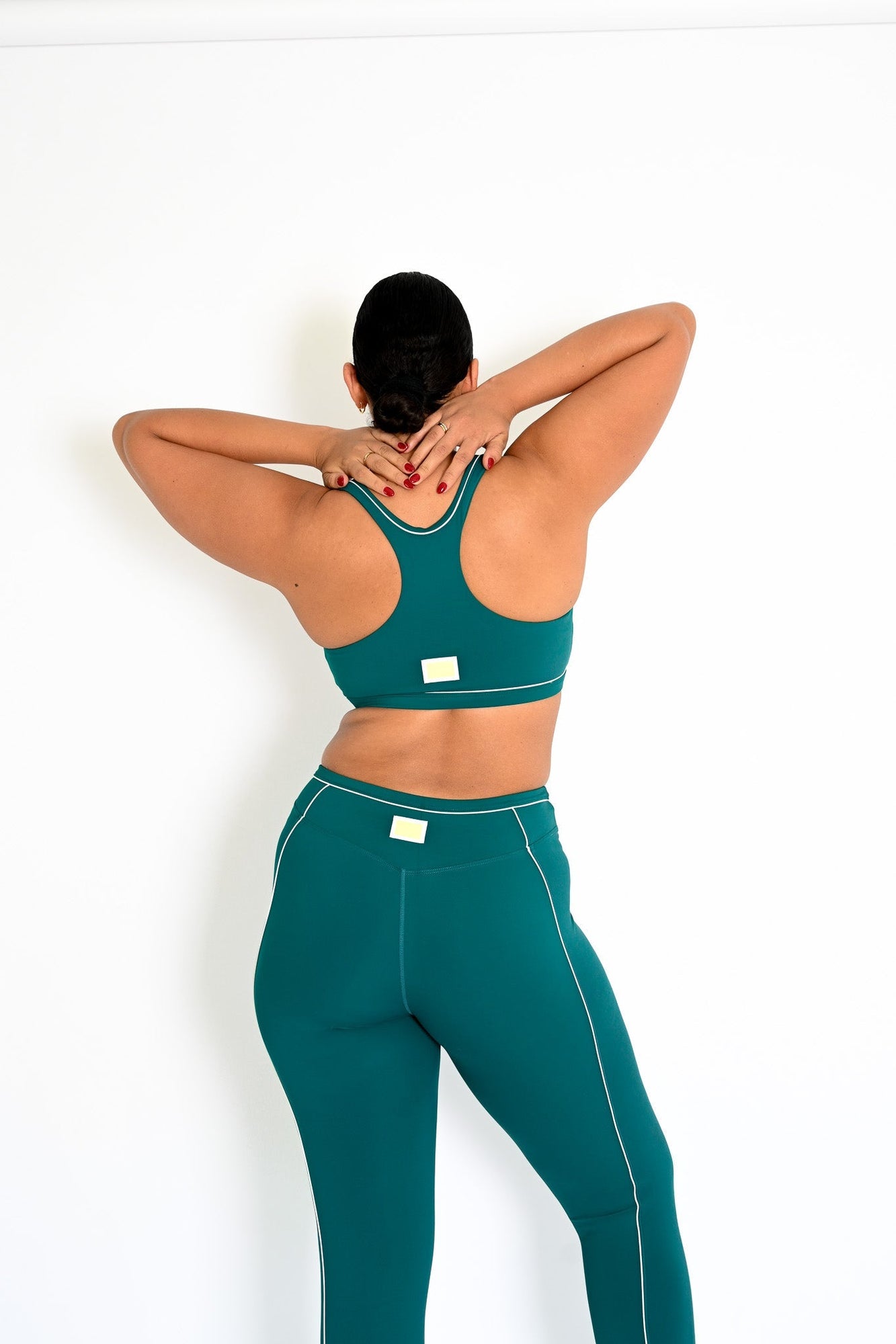 Aster Contour Sports Bra | Green