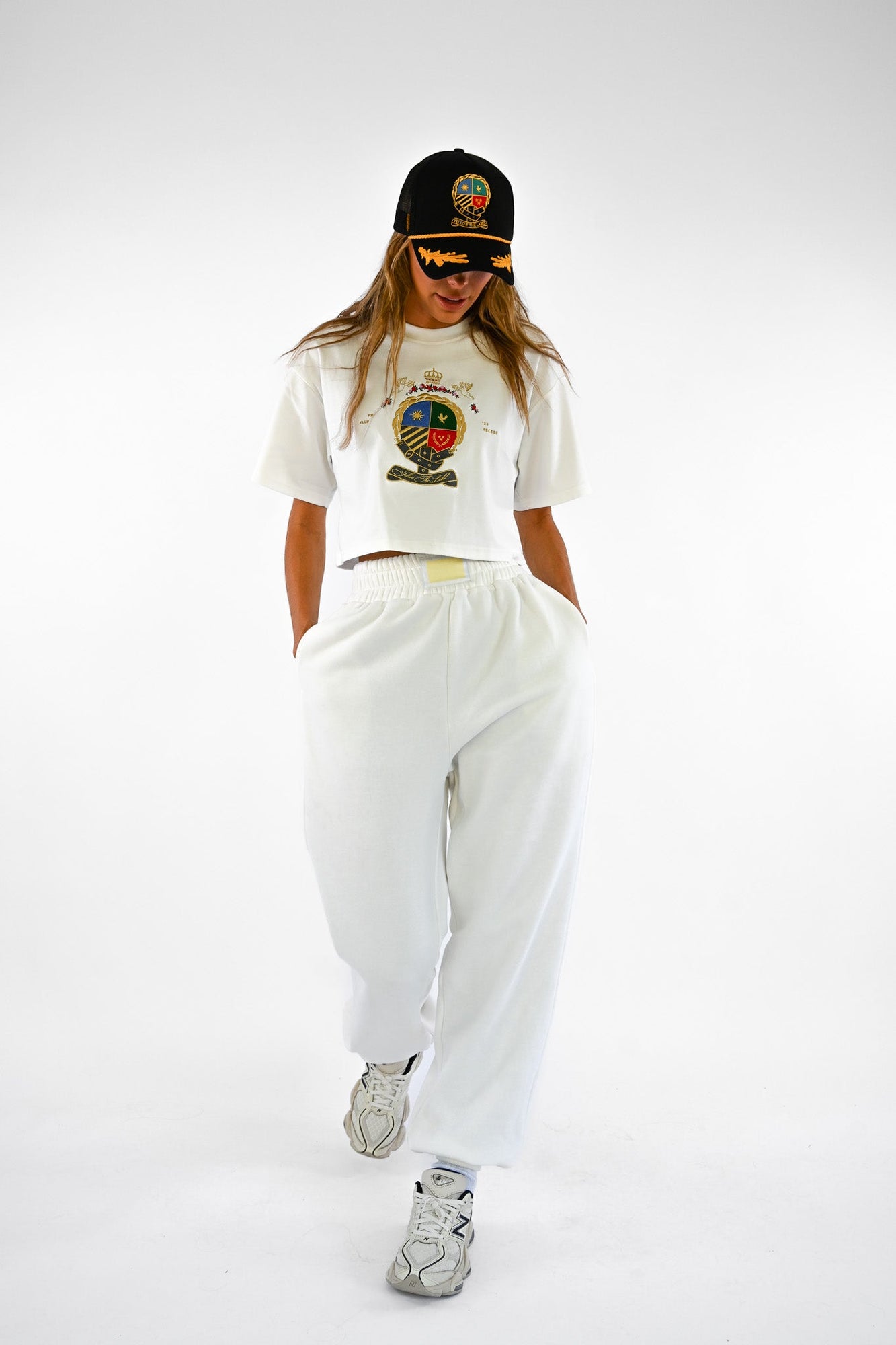 Herald Crest Tee | White