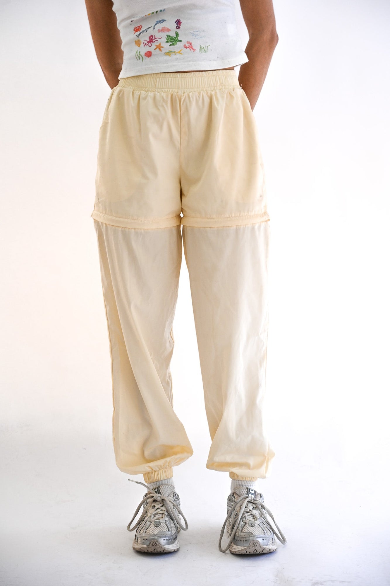 Vince Zip-Off Pants | Butter Yellow