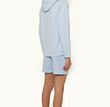 Dane Cotton Twill Longest-Length Cotton Twill Shorts | Ice Blue