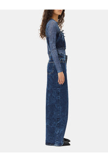 Dark Strap Top | Mid Blue Stone