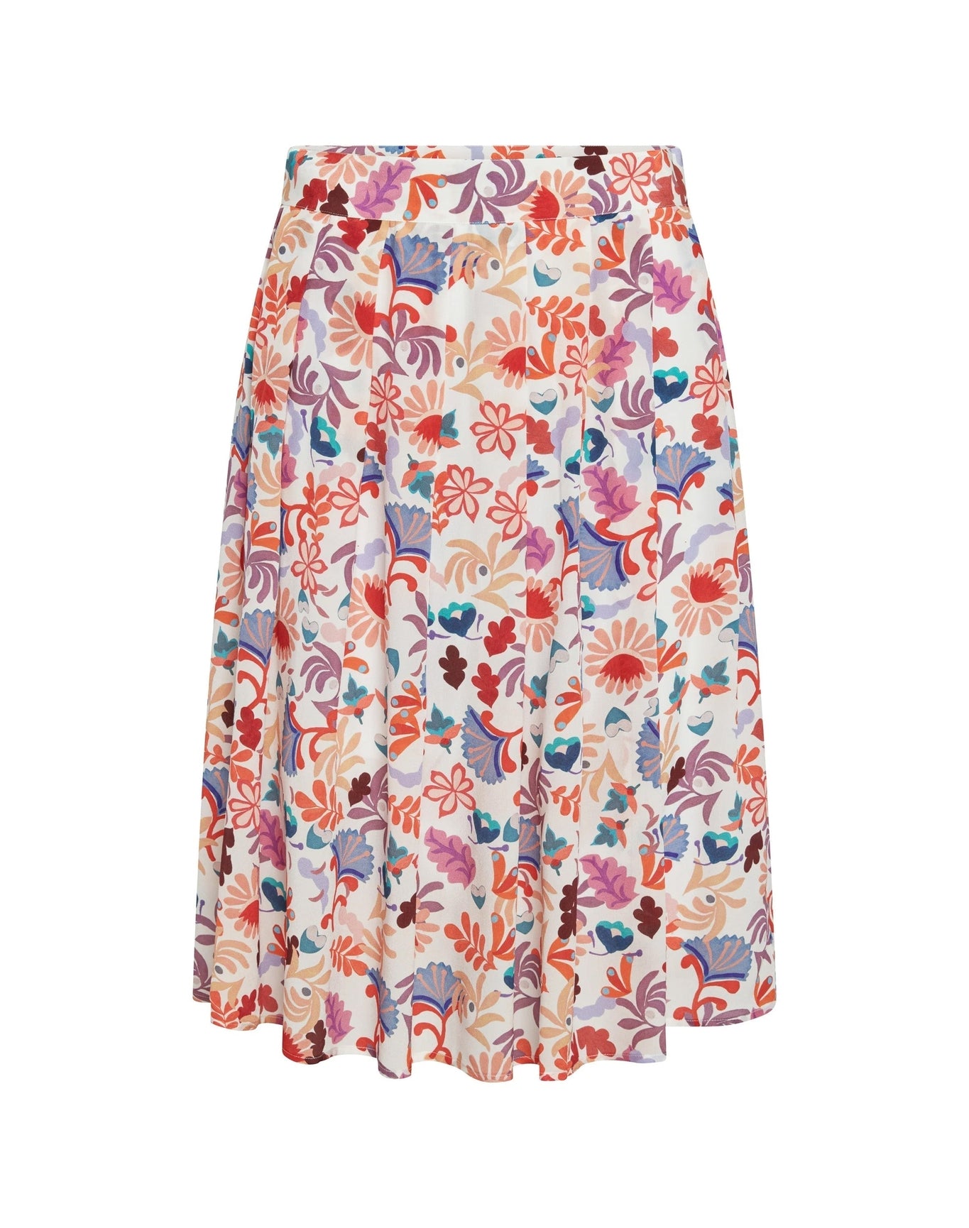 Dixie Silk Pleated Skirt | Vintage Garden