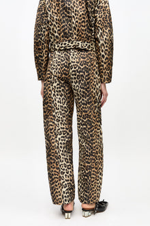Duchesse Nylon Cargo Trousers | Leopard