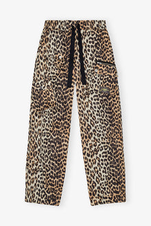 Duchesse Nylon Cargo Trousers | Leopard