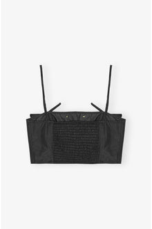 Duchesse Nylon Strap Top | Black (V2)