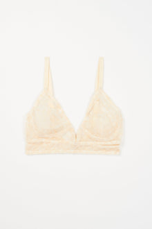 Marie Soft Plunge V Wire Bra | Ecru
