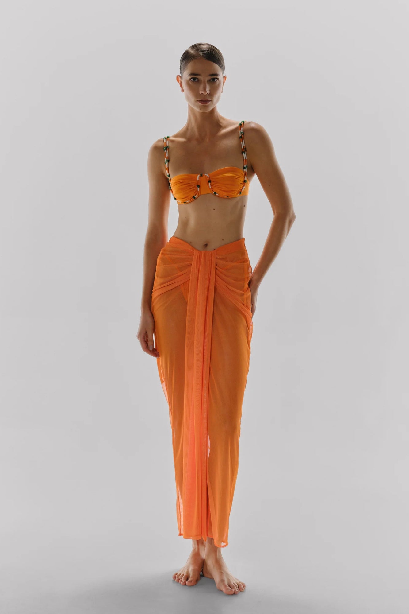Nia Maxi Skirt | Mandarine Lush