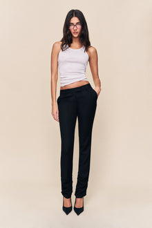 Womens | Cora Ruched Hem Pant | Black