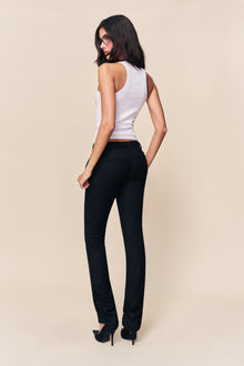 Womens | Cora Ruched Hem Pant | Black
