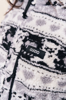 Womens | Guizio Sherpa Zip Up Jacket | Fair Isle