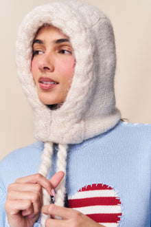 Womens | Cable Knit Hat | Ivory
