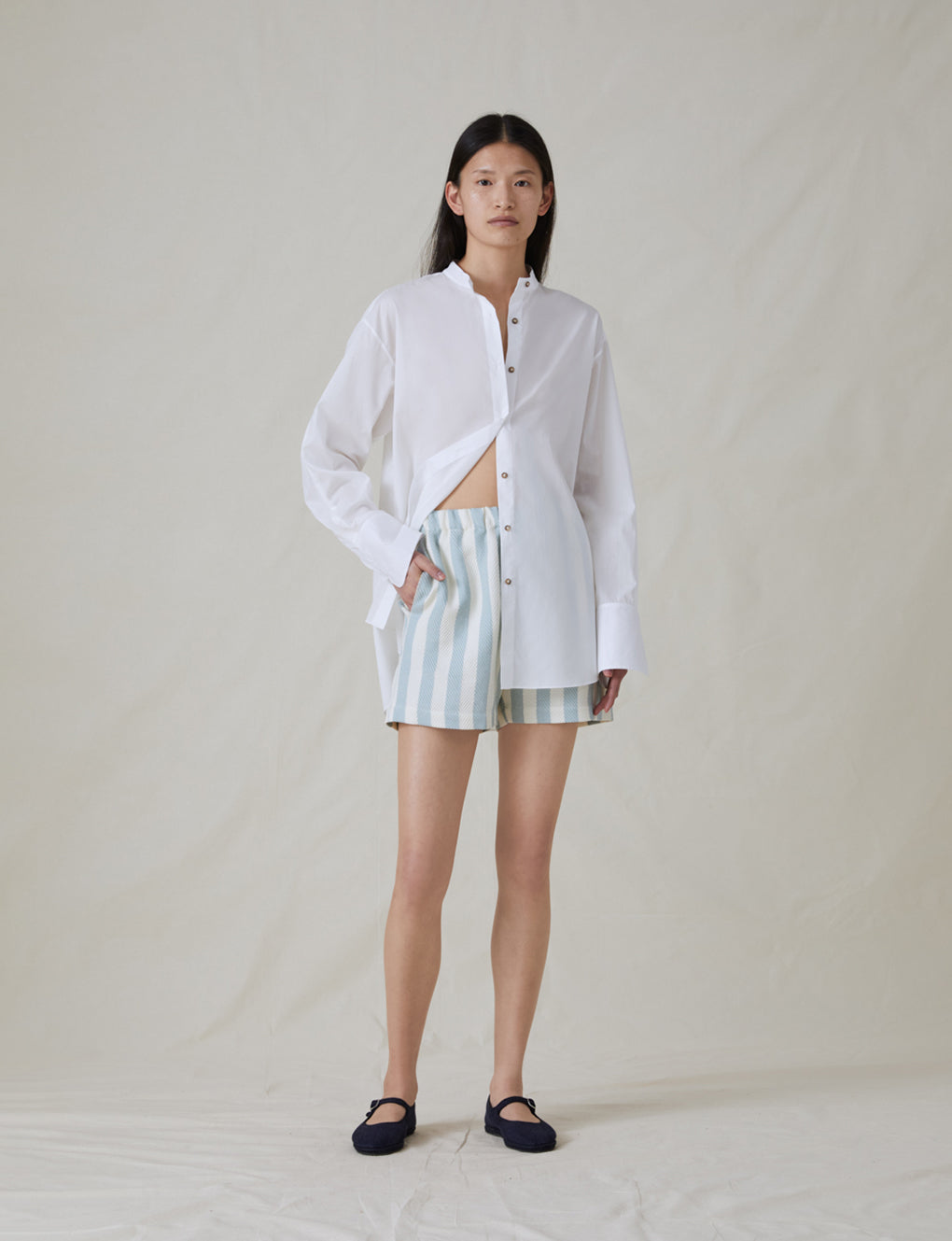 Womens | The Shorts | Sky Stripe