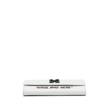 Off-White | Pre-Owned Jitney Quote Wallet on Chain | White