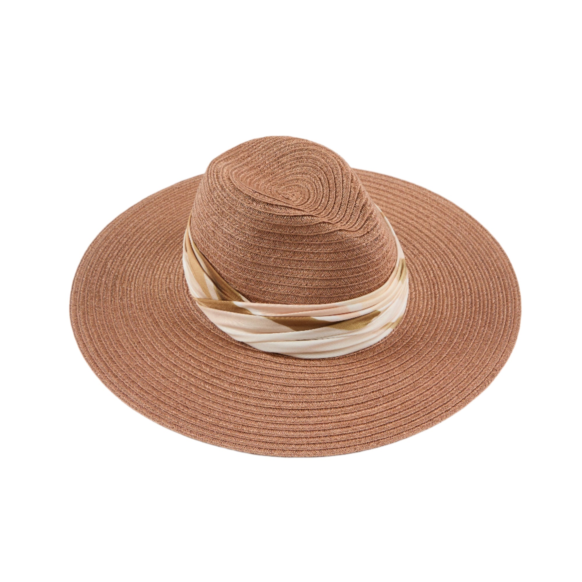 Emmanuelle Vented Hemp Packable Fedora | Fawn
