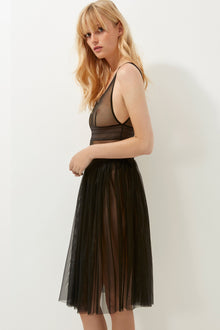 Bare High Leg Bodysuit | Black