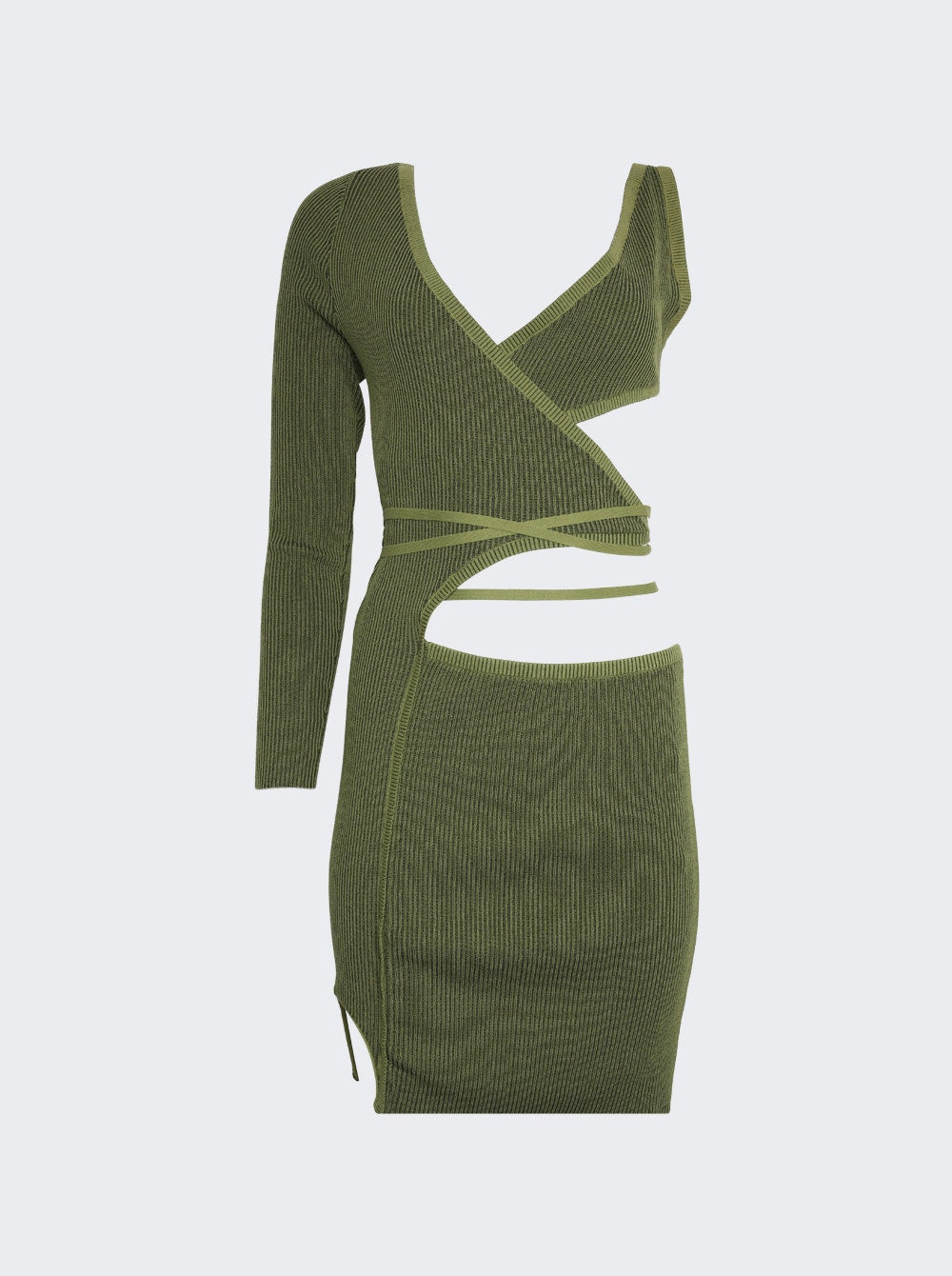 Women | Ester Manas | Short Asymmetric Wrap Knit | Forrest