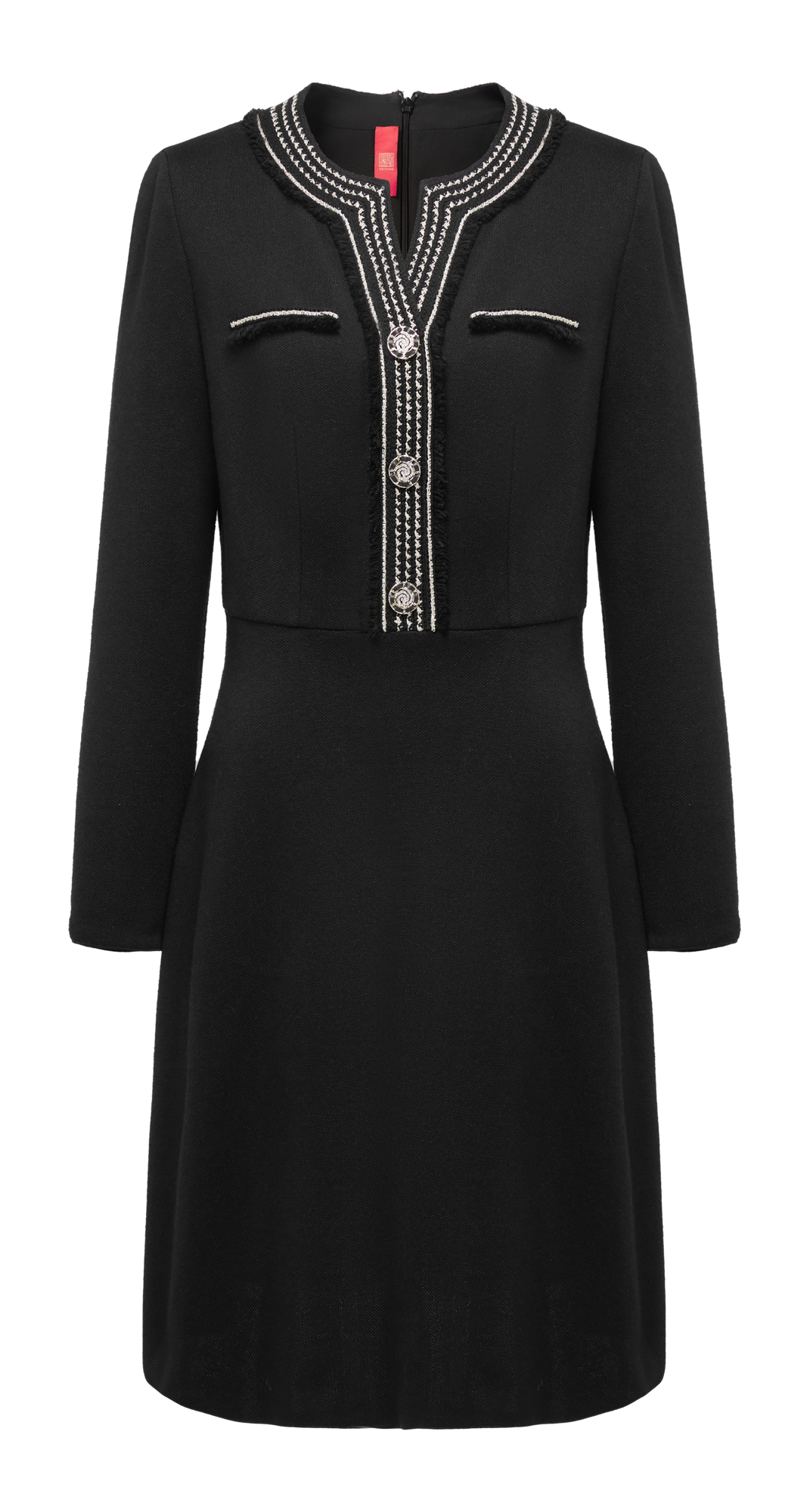 Two-In-One Midi Dress | Black