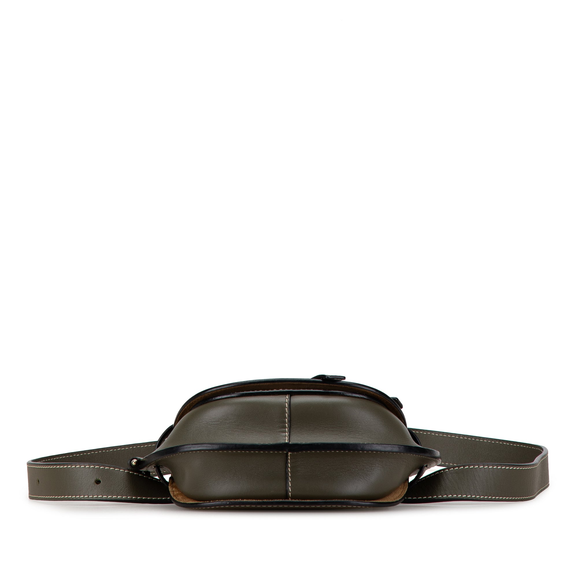 LOEWE | Pre-Owned Mini Leather Gate Belt Bag | Green
