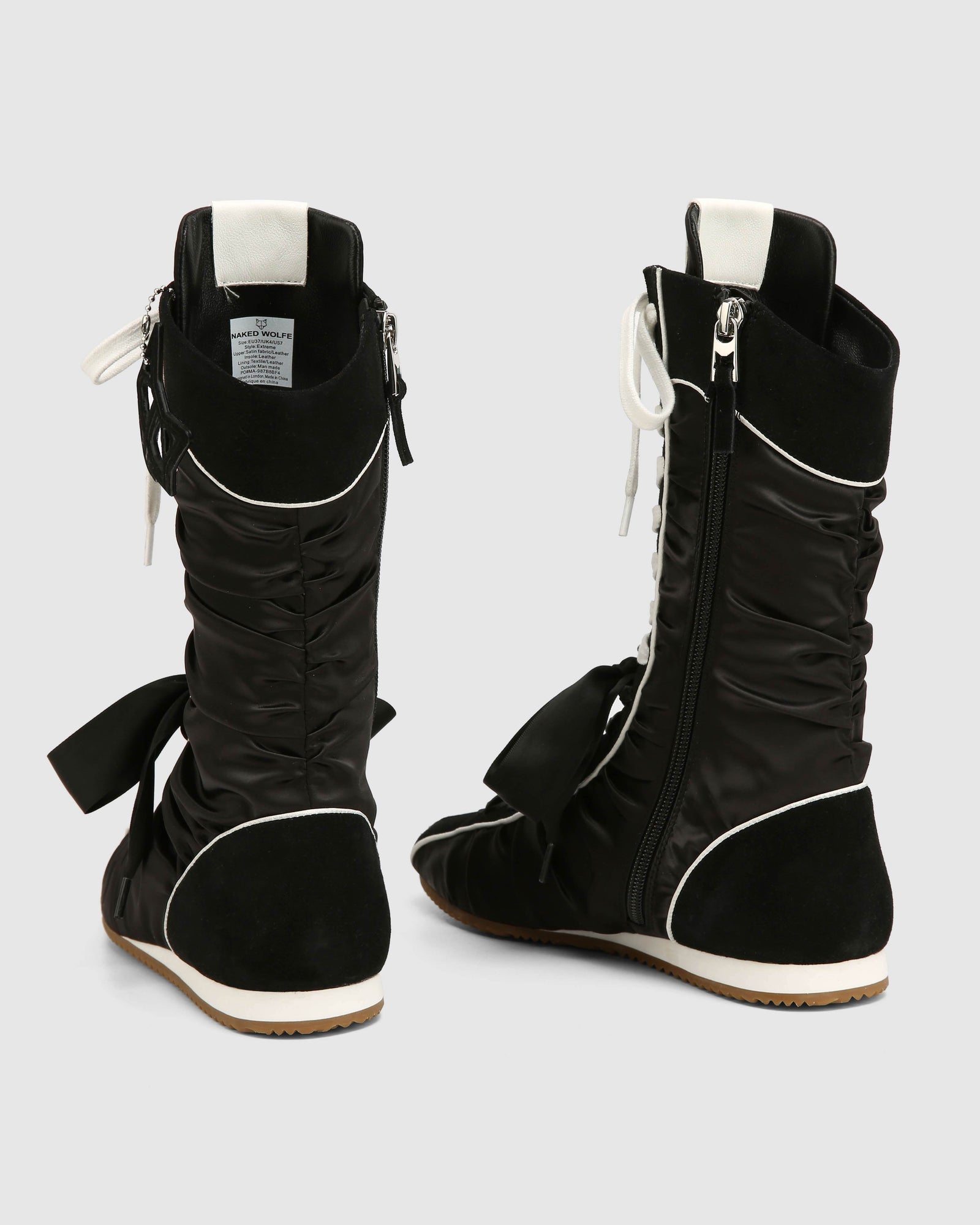 Womens | Extreme Satin Sneaker | Black