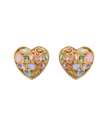 Eliza Heart Earrings - Loren Hope