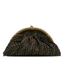 Fendi | Pre-Owned Zucca Canvas Shell Clutch | Brown