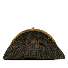 Fendi | Pre-Owned Zucca Canvas Shell Clutch | Brown