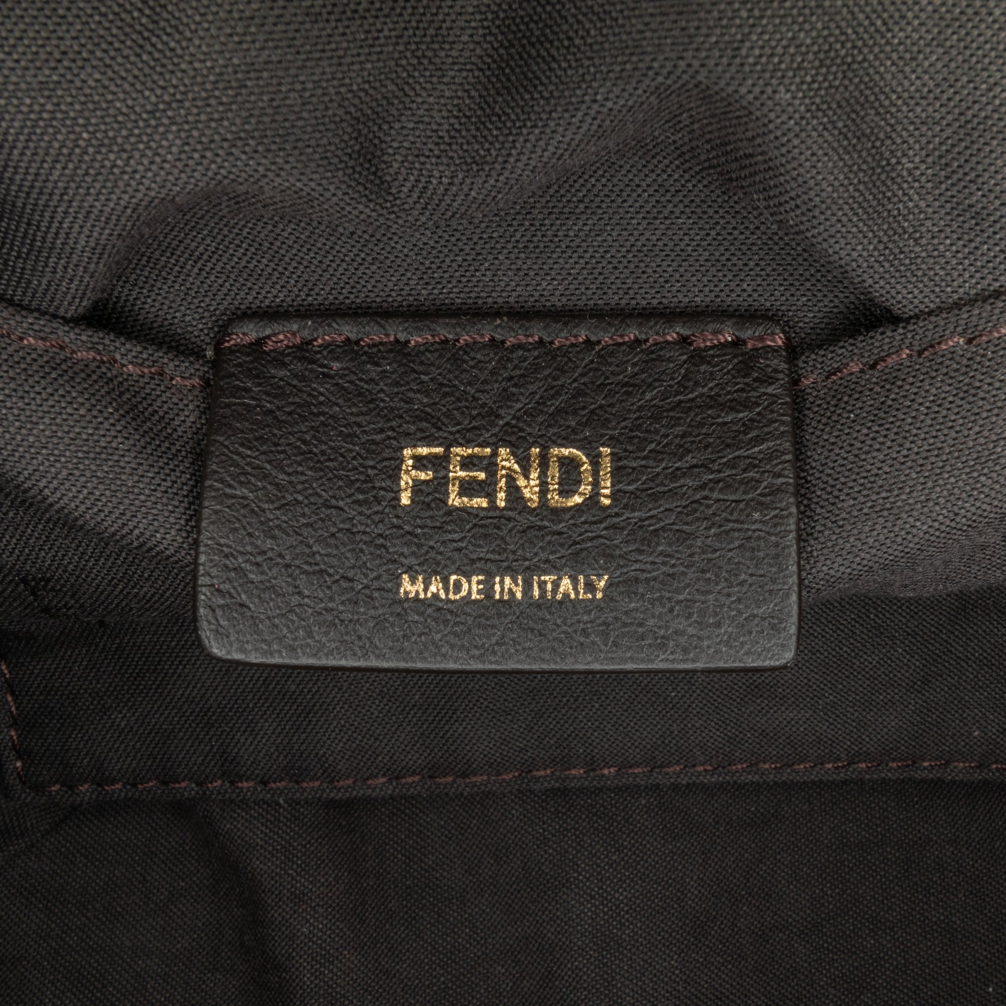 Fendi | Pre-Owned Zucca Canvas Shell Clutch | Brown