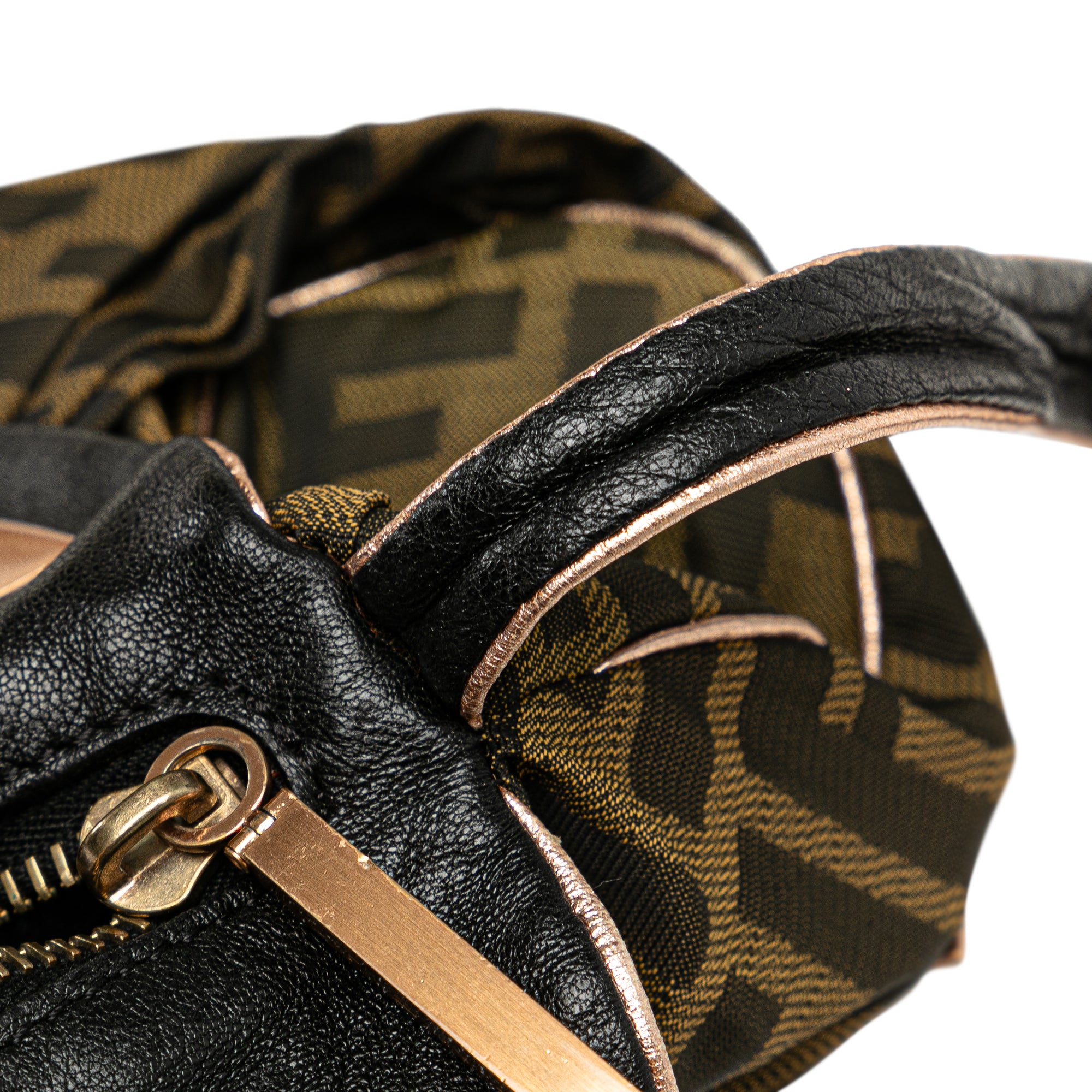 Fendi | Pre-Owned Zucca Canvas Smile Satchel | Brown