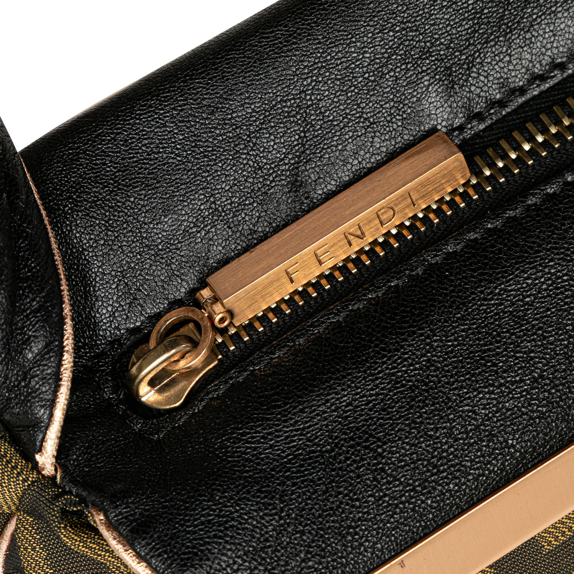 Fendi | Pre-Owned Zucca Canvas Smile Satchel | Brown