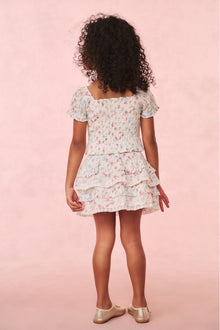 Girls Fabielle Cotton Floral Top | Confetti Bloom