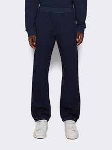 Men | Fendi | Embossed Jersey Sweatpants | Navy