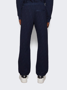 Men | Fendi | Embossed Jersey Sweatpants | Navy