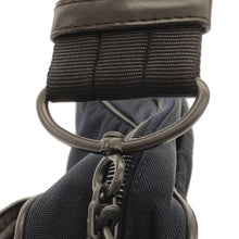 Bottega Veneta | Pre-Owned Intrecciato Leather and Canvas Crossbody | Black