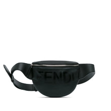 Fendi | Pre-Owned Fendi Logo Belt Bag | Black