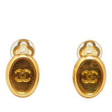 Chanel | Pre-Owned Gold Plated CC Clip On Earrings | Gold