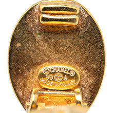 Chanel | Pre-Owned Gold Plated CC Clip On Earrings | Gold