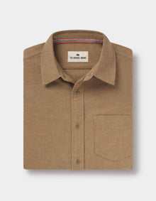 Men | Fairbanks Chamois Button Up | Toasted Chestnut