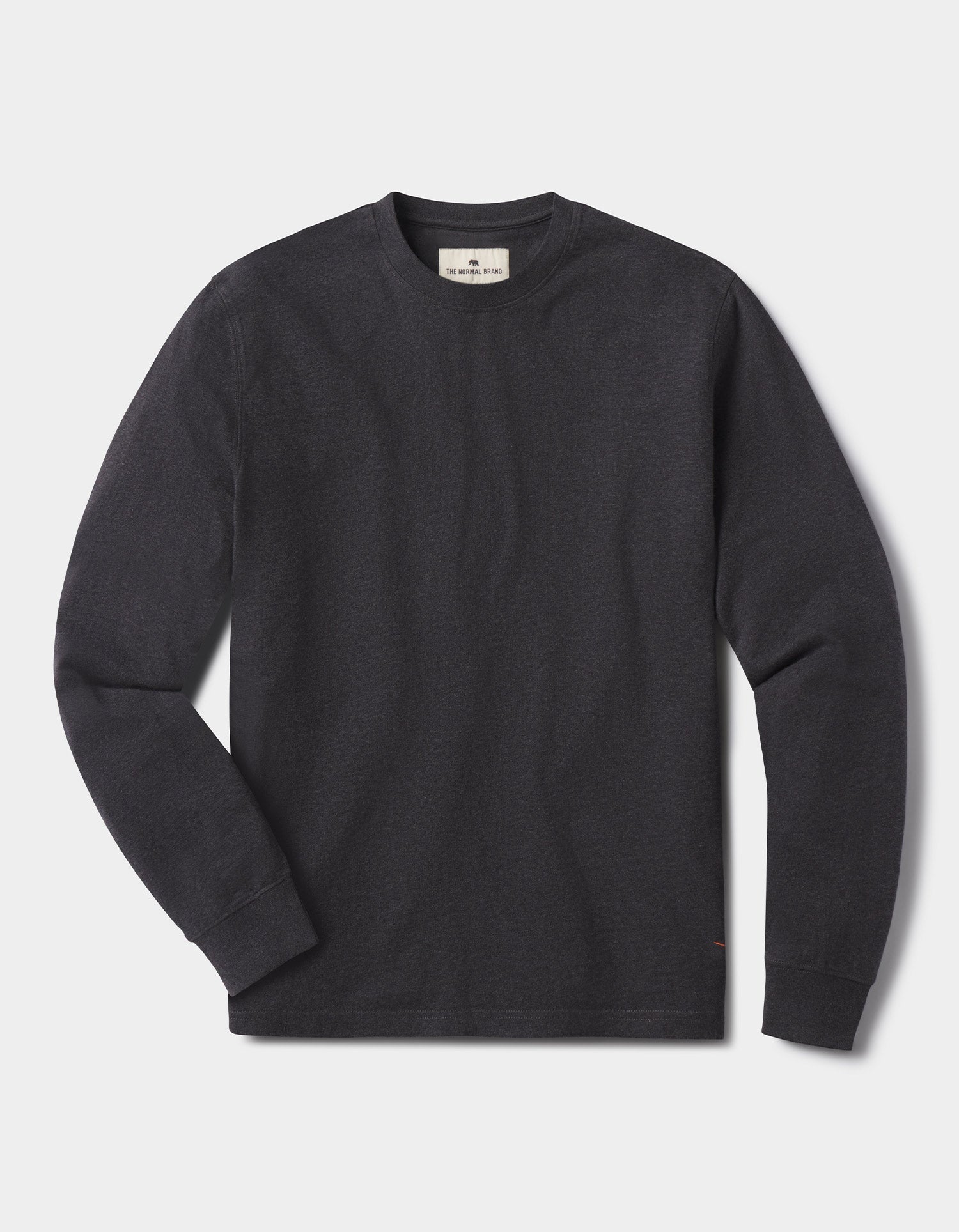 Men | Lennox Jersey Long Sleeve Tee | Heather Charcoal