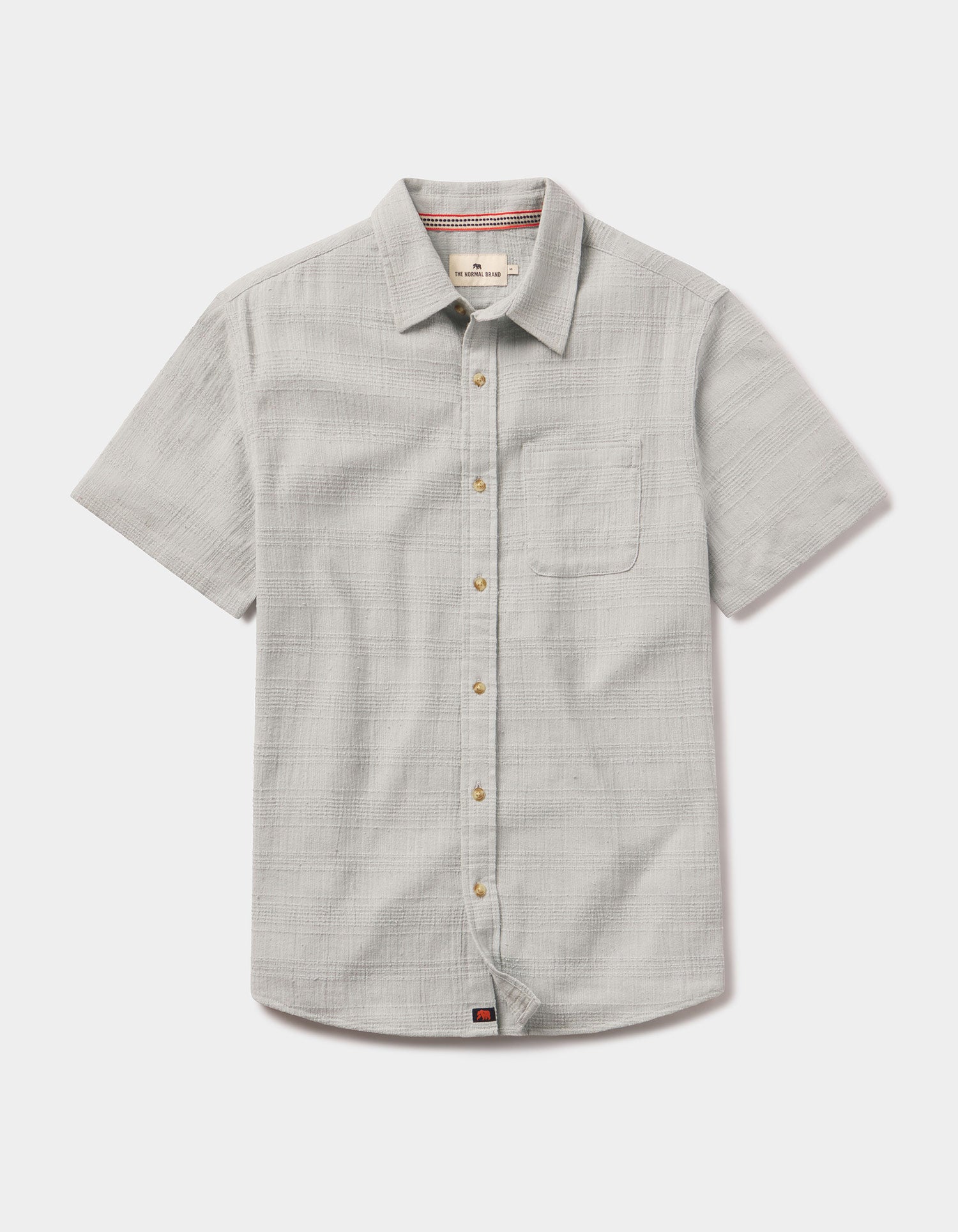 Men | Freshwater Short Sleeve Button Up Shirt | Misty Harbor Dobby