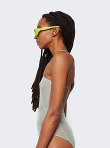 Women | KNWLS | Halter-neck Leotard With Binding Details Sage Green