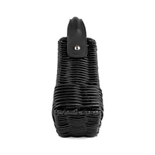 Wicker Wings-Basket Handbag-Rattan Bags-Wicker Bags UK-Wicker Bags-Wicker Bag-Straw Basket Handbag-Wicker Handbag- Eco Friendly Purses-Wicker Handbags-Bag Rattan-Zipped Pouch-Summer Bag-Basket Bag-Black Bag -Black Handbag (6623961284747)