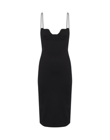 Firenze Lou Midi Dress | Black