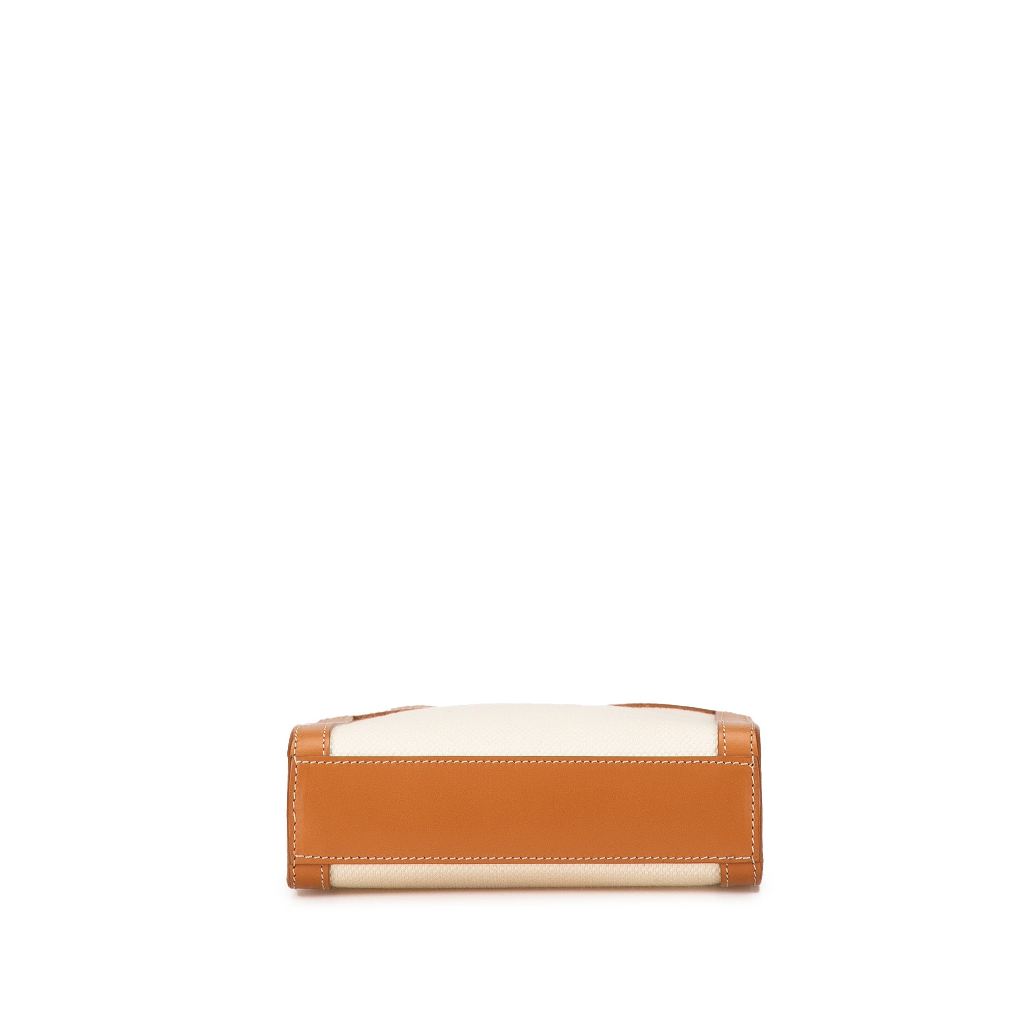 Celine | Pre-Owned Mini Canvas Vertical Cabas Satchel | Brown