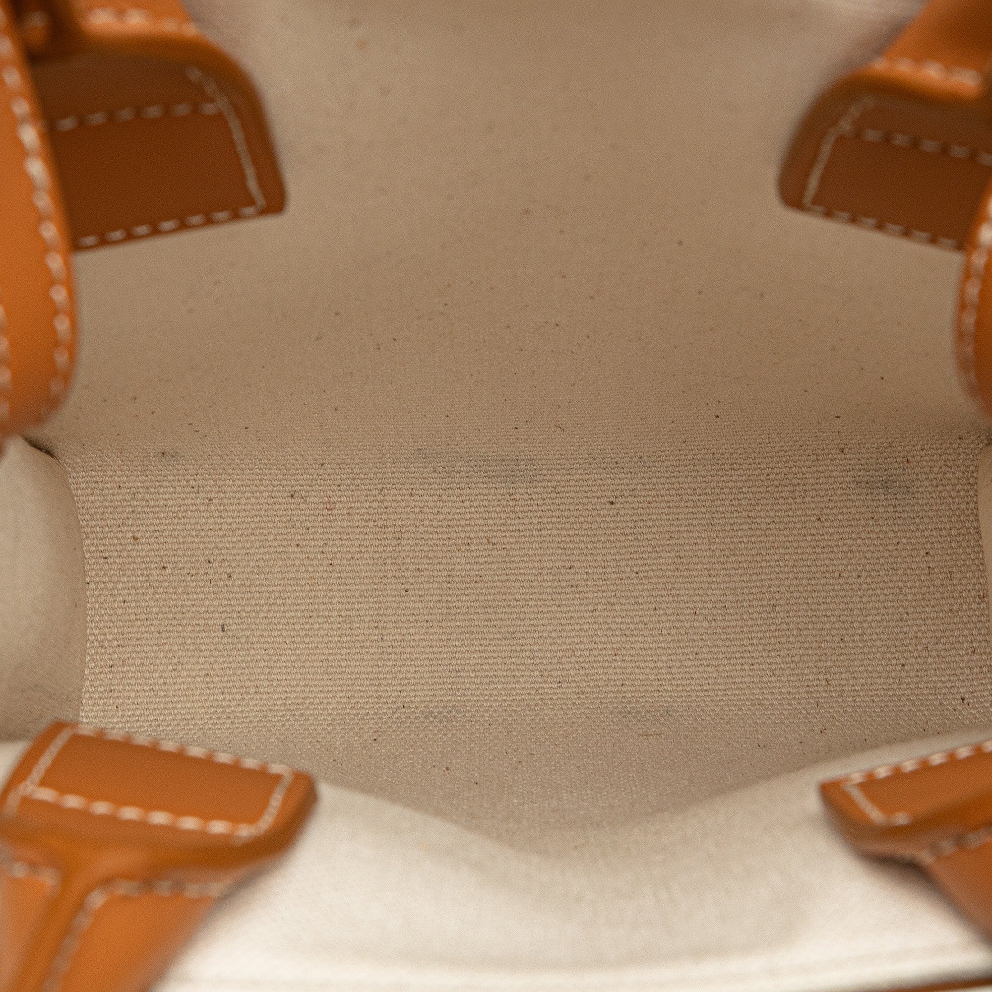 Celine | Pre-Owned Mini Canvas Vertical Cabas Satchel | Brown