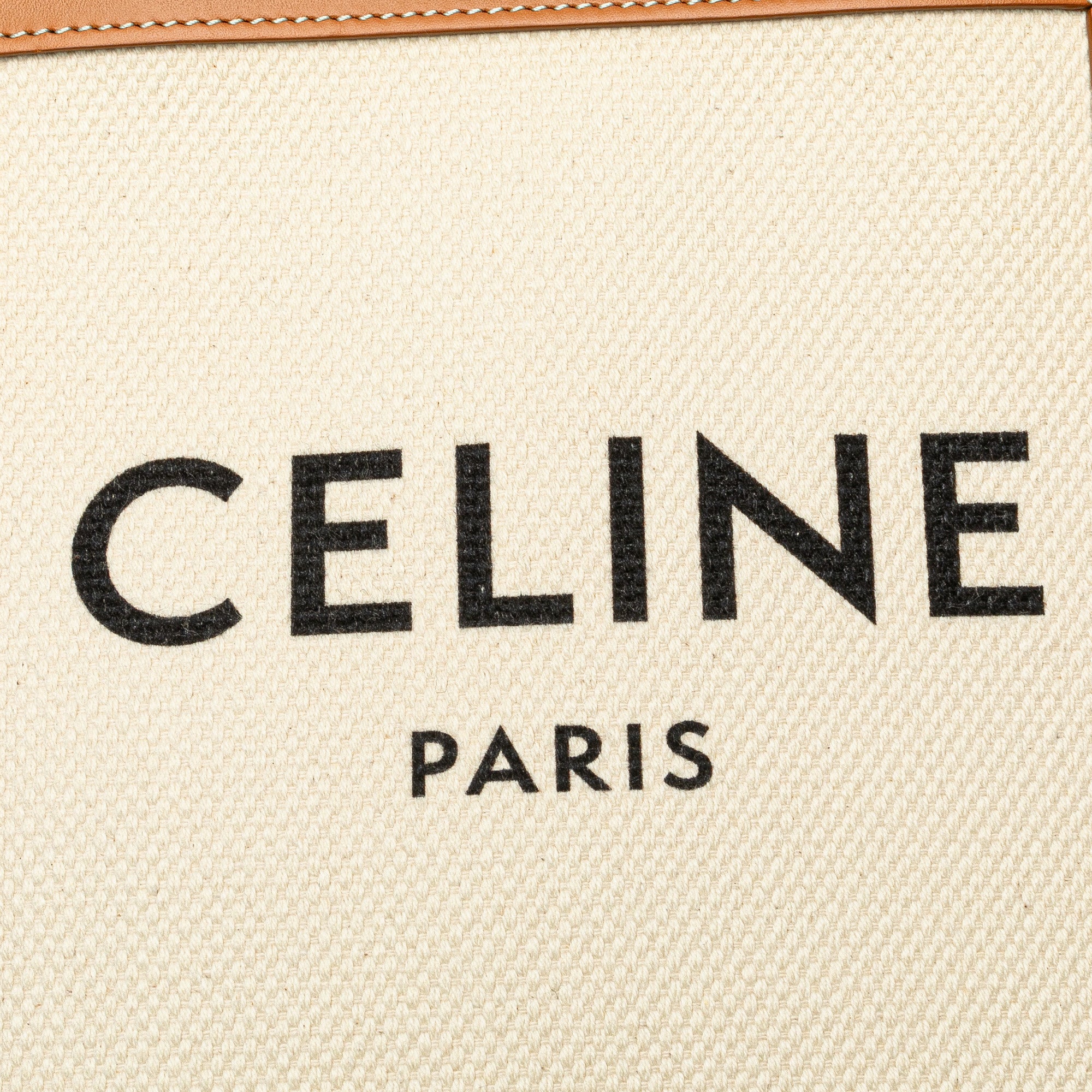Celine | Pre-Owned Mini Canvas Vertical Cabas Satchel | Brown