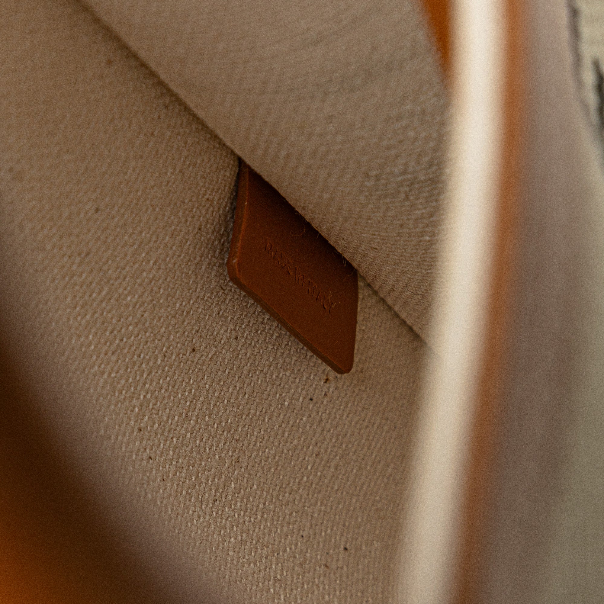 Celine | Pre-Owned Mini Canvas Vertical Cabas Satchel | Brown
