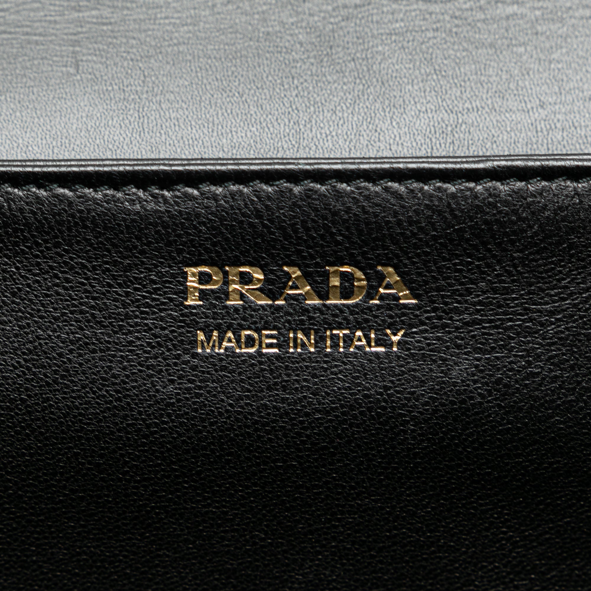 Prada | Pre-Owned Calfskin Ingrid Shoulder Bag | Black