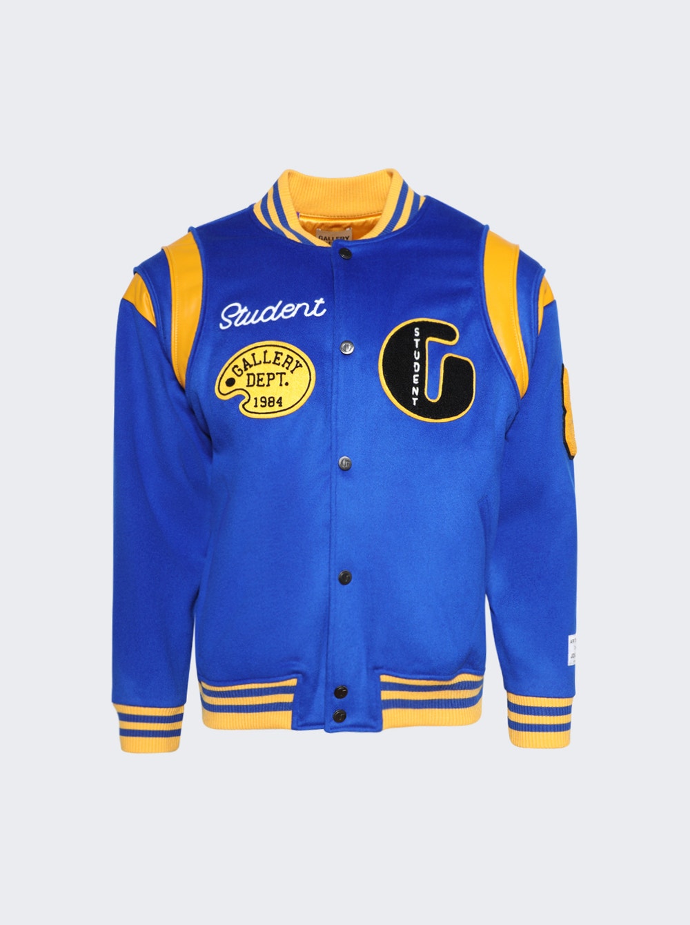 Men | Gallery Dept | Student Varsity Jacket And Gold | Blue